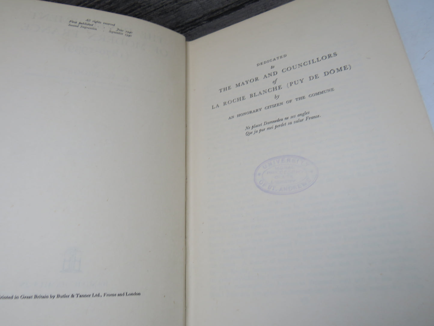 The Development of Modern France (1870-1939) by D. W. Brogan, 1940