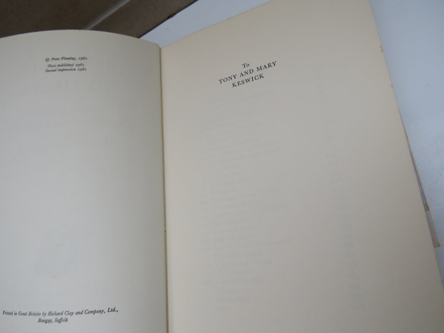 Bayonets to Lhasa by Peter Fleming, The First Full Account of the British Invasion of Tibet in 1904