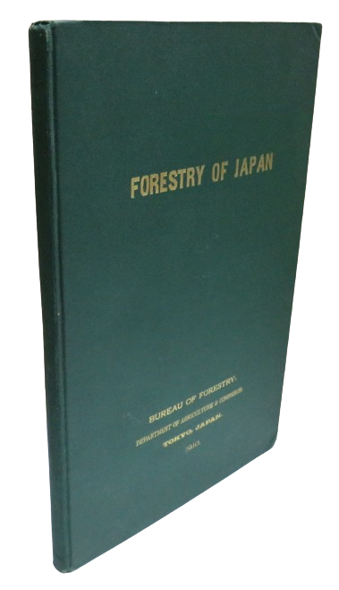 Forestry of Japan 1910 book front cover
