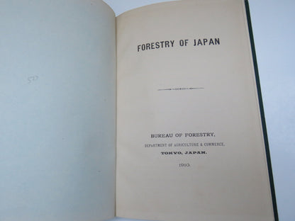 Forestry of Japan 1910 book image 3