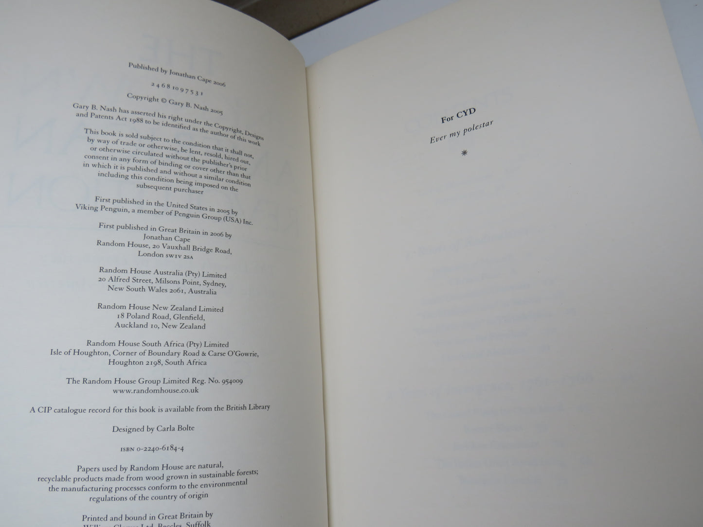 The Unknown American Revolution by Gary B. Nash, 2005