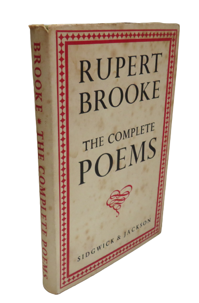 Rupert Brooke The Complete Poems 1957 book front cover