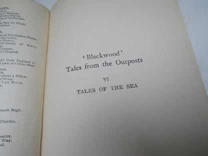 'Blackwood' Tales from the Outposts VI Tales of the Sea, 1934, Edited by Lieut.-Colonel L. A. Bethel book image 3