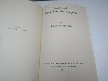 'Blackwood' Tales from the Outposts VI Tales of the Sea, 1934, Edited by Lieut.-Colonel L. A. Bethel book image 4