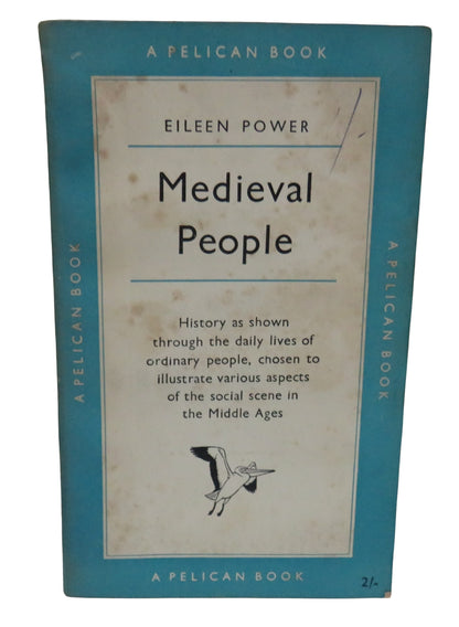 Medieval People By Eileen Power 1954 A Pelican Book - Vintage book front cover