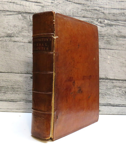 An Abridgment of Penal Statutes, Which Exhibits At One View, The Offences, and Punishments or Penalties... 1786