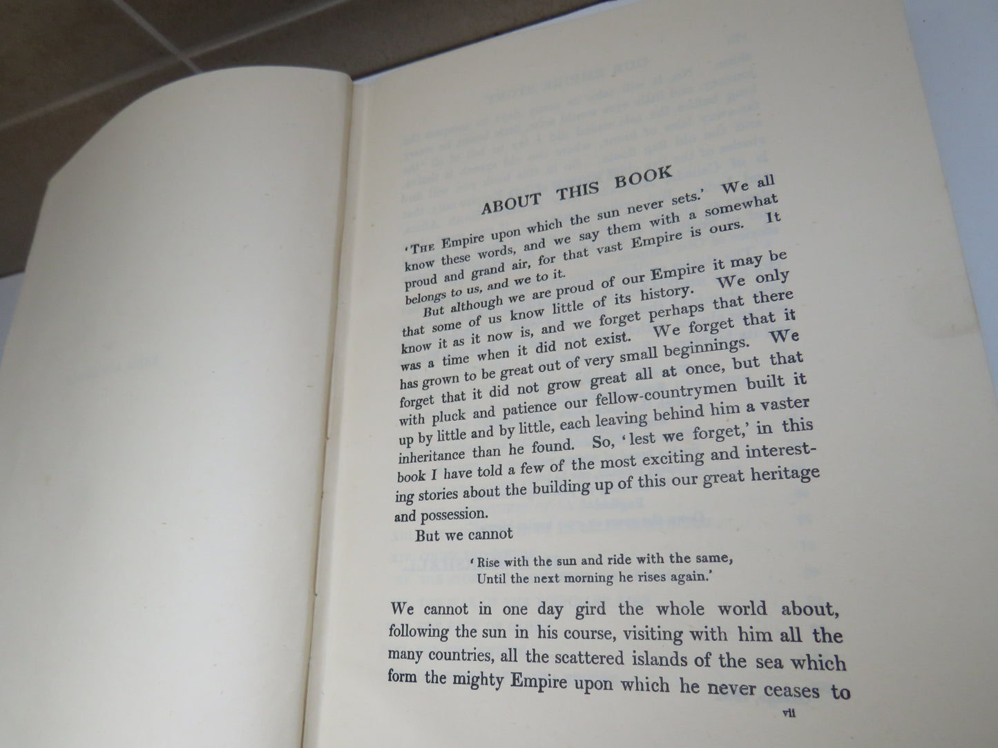 Our Empire Story Told To Boys and Girls By H. E. Marshall