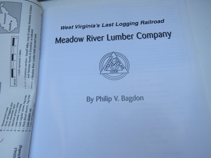 West Virginia's Last Logging Railroad Meadow River Lumber Company By Philip V. Bagdon 2002 book image 3