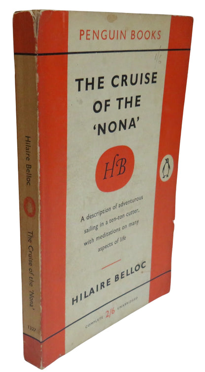The Cruise of the Nona By Hilaire Belloc 1958 Penguin Books book front cover