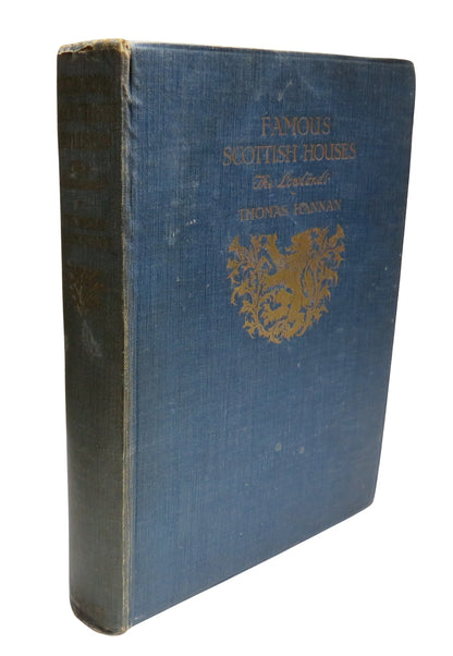 Famous Scottish Houses The Lowlands By Thomas Hannan 1928 book front cover