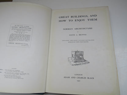 Great Buildings, and How To Enjoy Them Norman Architecture By Edith A. Browne 1907 book image 4