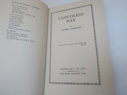 Cloudless May By Storm Jameson 1943 book image 4
