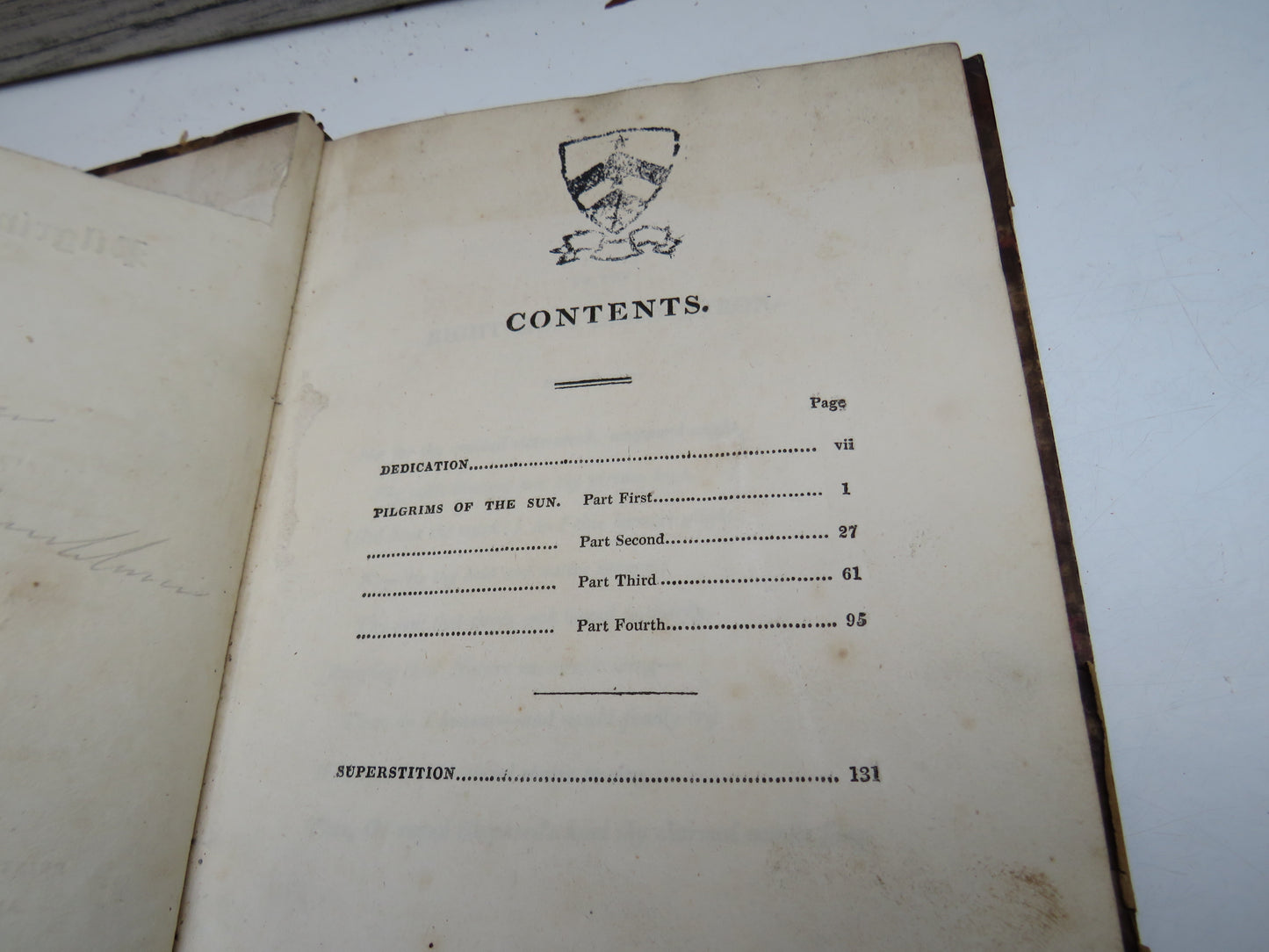 The Pilgrims of the Sun; A Poem. By James Hogg 1815