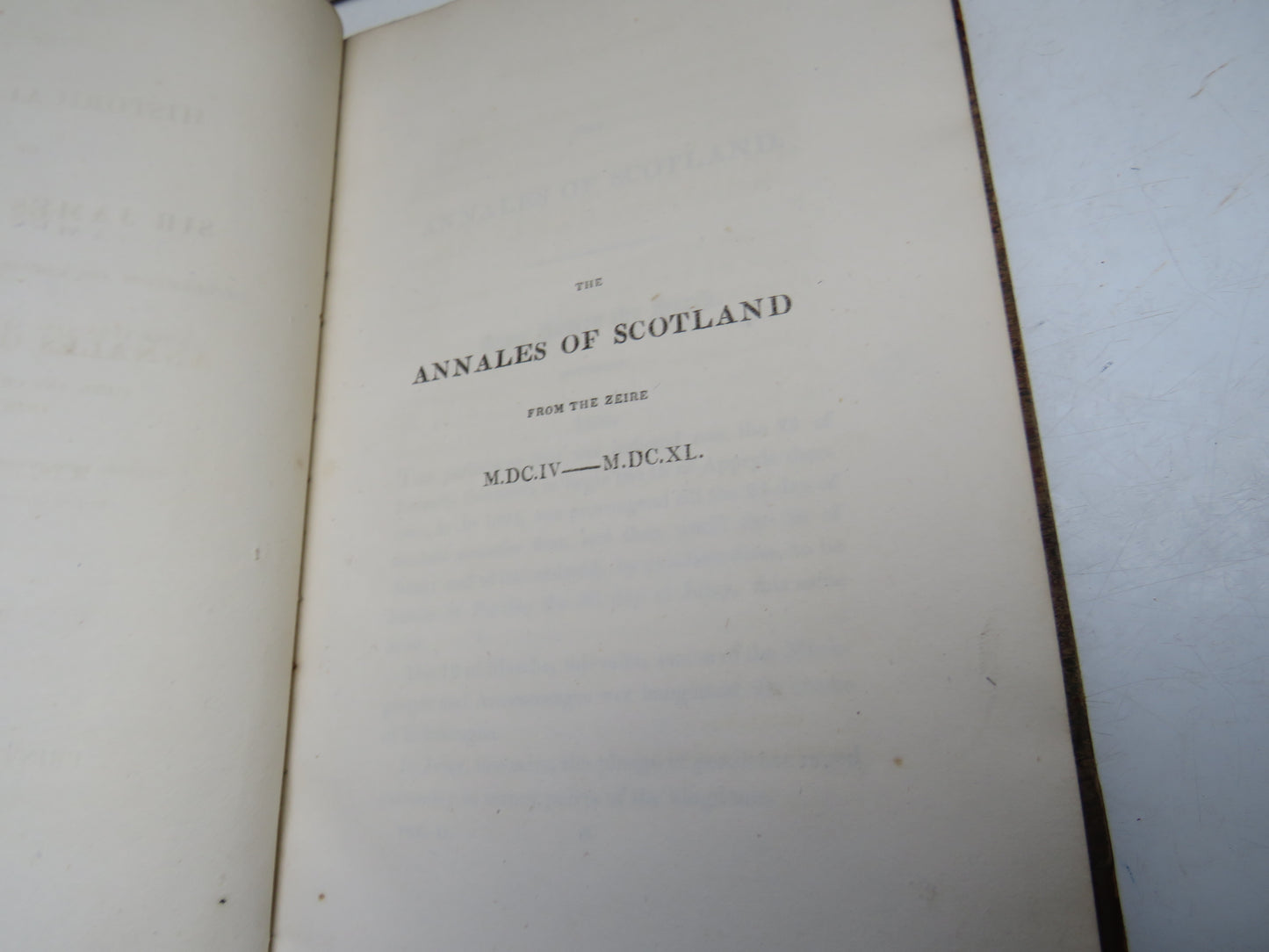 The Historical Works of Sir James Balfour Volume II 1824