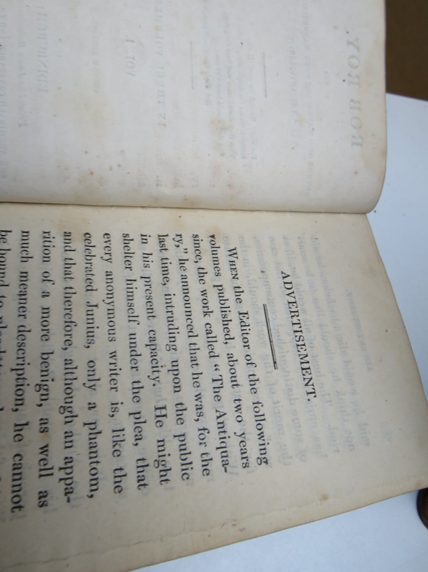 Rob Roy By Sir Walter Scott 1818 2nd Edition 3 Volume Set