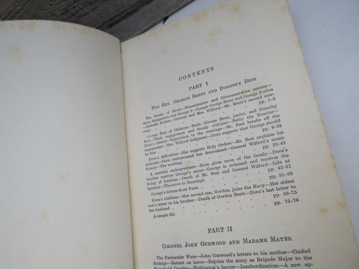 A Romance of the Nineteenth Century Compiled From The Letters and Family Papers of Baliol, Viscount Esher By C.H. Dudley Ward 1923