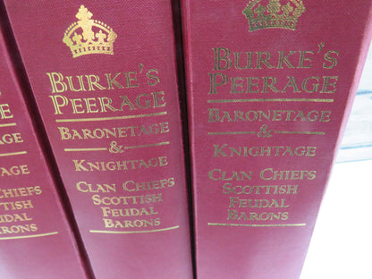 Burke's Peerage Baronetage & Knightage Clan Chiefs Scottish Feudal Barons 107th Edition 2003 Volume  book image 3