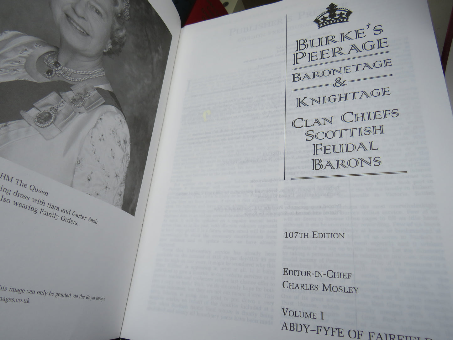 Burke's Peerage Baronetage & Knightage Clan Chiefs Scottish Feudal Barons 107th Edition 2003 Volume 1-3