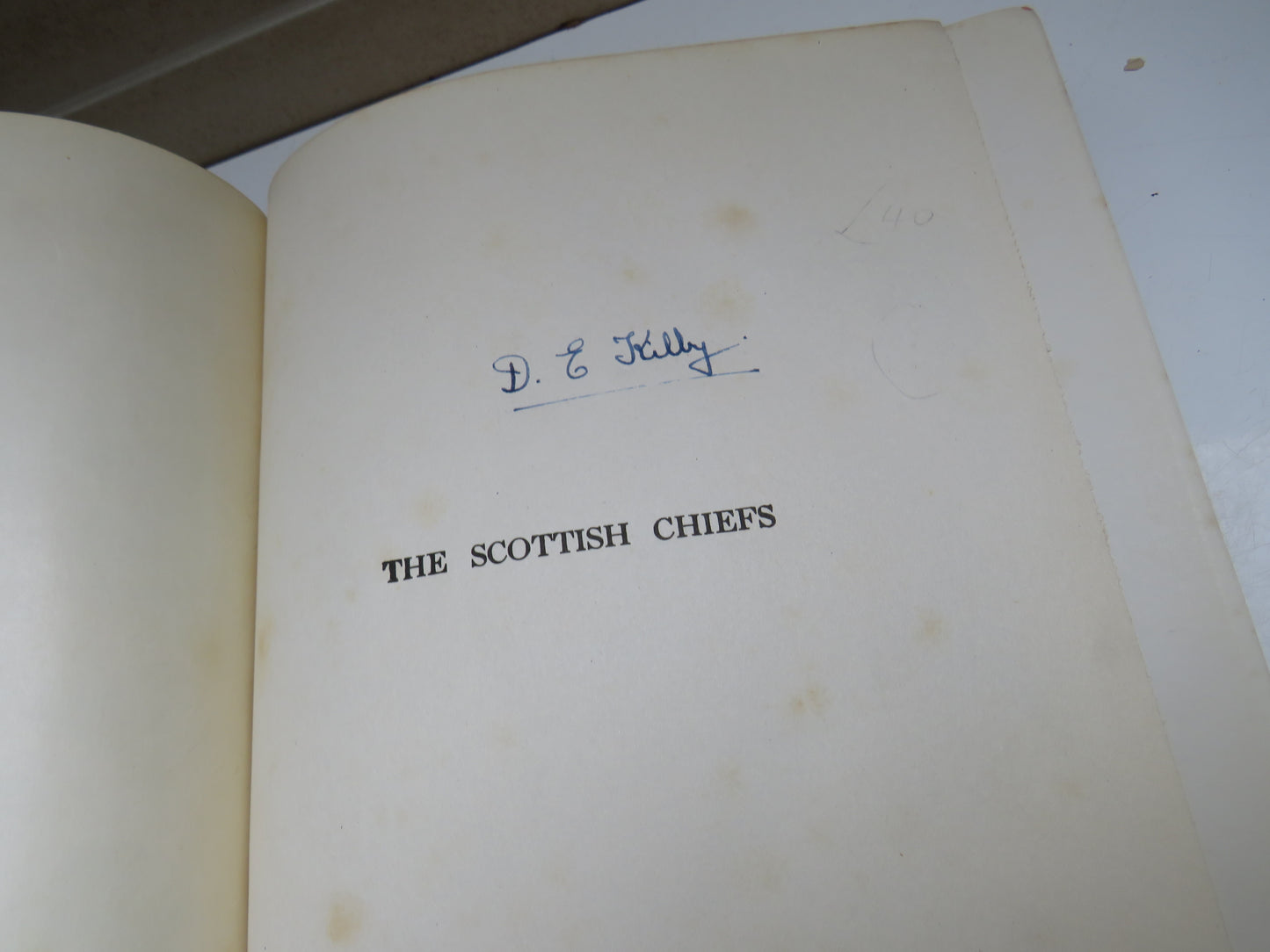 The Scottish Chiefs By Jane Porter 1923