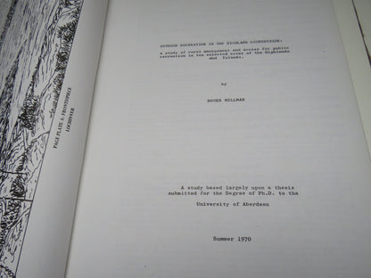 Outdoor Recreation In The Highland Countryside A Study of Rural Management and Access For Public Rec book image 3