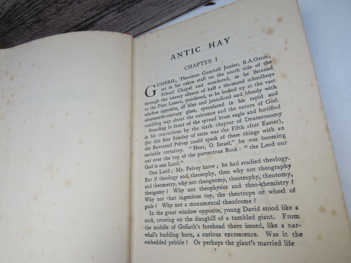 Antic Hay By Aldous Huxley 1934