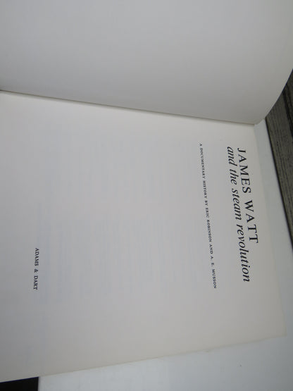 James Watt and The Steam Revolution A Documentary History By Eric Robinson and A. E. Musson 1969 book image 4