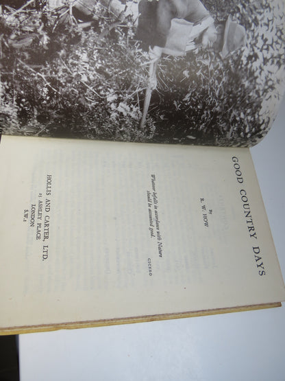 Good Country Days By R.W.How 1946 1st Edition book image 4