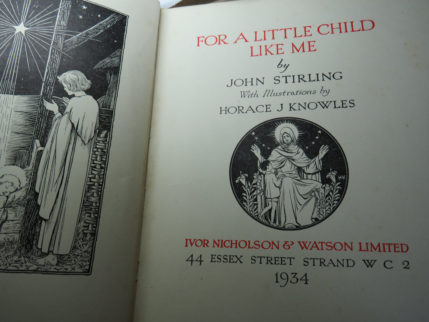 For A Little Child Like Me By John Stirling 1934