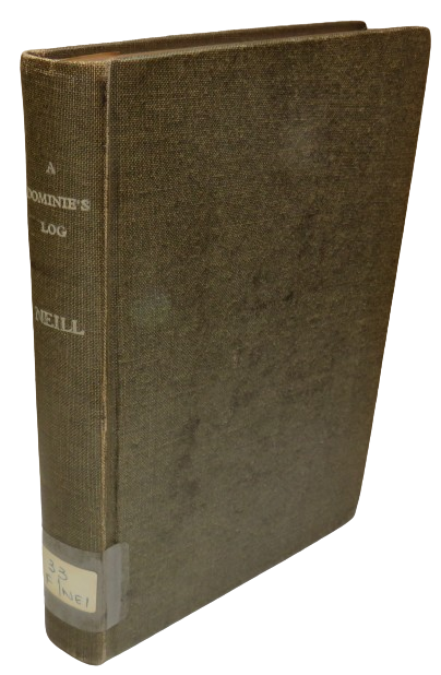 A Dominie's Log By A.S. Neill 1918 book front cover