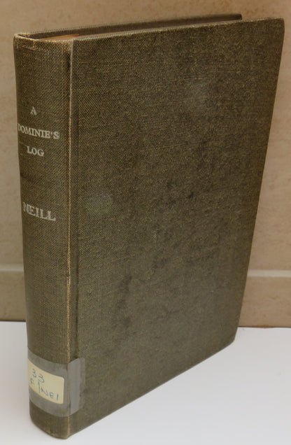A Dominie's Log By A.S. Neill 1918 book image 2