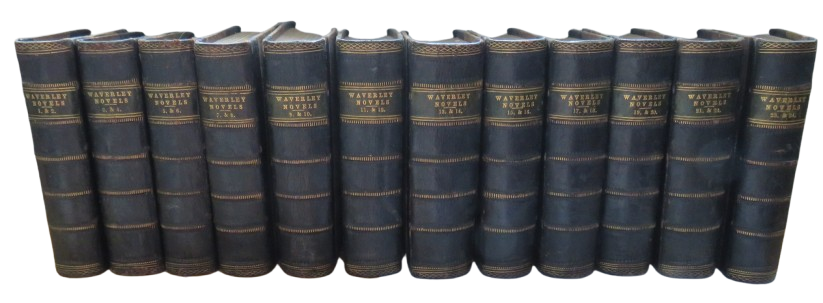 The Waverly Novels By Sir Walter Scott 1862 Volumes 1 - 24 in 12 Books