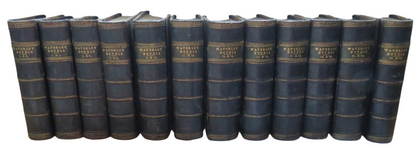 The Waverly Novels By Sir Walter Scott 1862 Volumes 1 - 24 in 12 Books book front cover