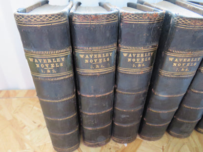 The Waverly Novels By Sir Walter Scott 1862 Volumes 1 - 24 in 12 Books book image 3