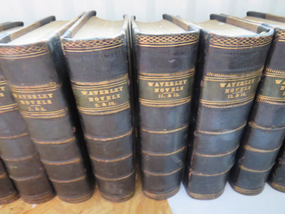 The Waverly Novels By Sir Walter Scott 1862 Volumes 1 - 24 in 12 Books book image 4