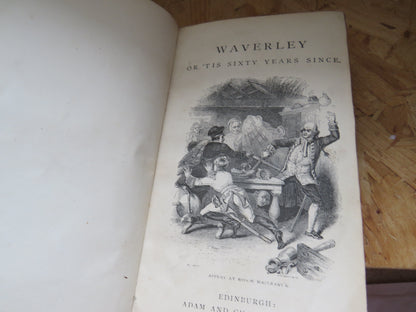 The Waverly Novels By Sir Walter Scott 1862 Volumes 1 - 24 in 12 Books book image 7