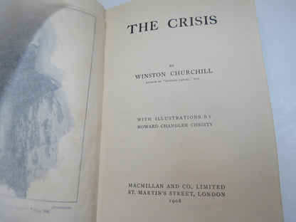 The Crisis By Winston Churchill 1908 book image 4