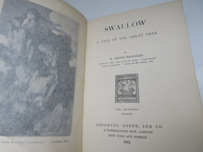 Swallow A Tale of the Great Trek By H.Rider Haggard 1901 book image 3