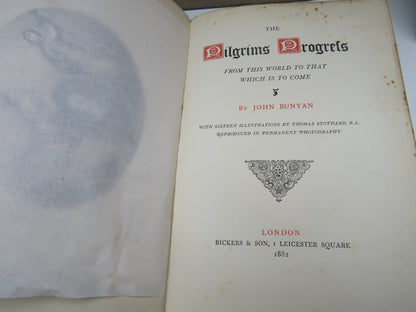 The Pilgrims Progrels From This World To That Which Is To Come by John Bunyan, 1882 book image 6