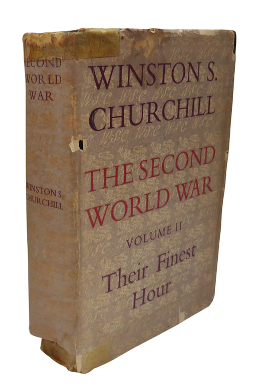 The Second World War Volume II Their Finest Hour By Winston S. Churchill 1949
