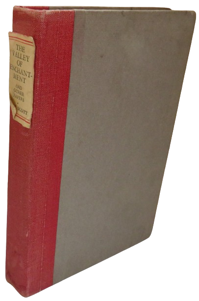 The Valley of Enchantment And Other Papers By George J. Scott 1934 book front cover