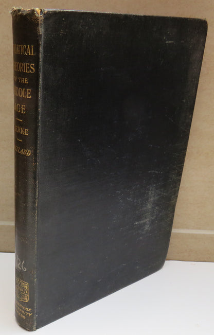 Political Theories Of The Middle Age By Dr Otto Gierke Translated With an Introduction By Frederic W book image 2