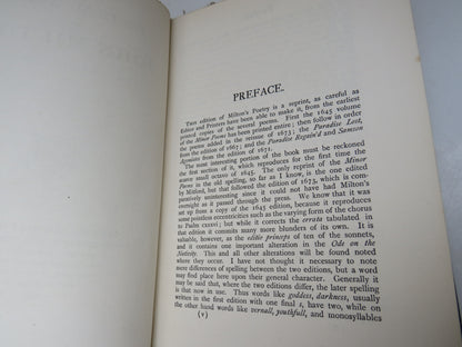 The Complete Poetical Works of John Milton Edited After The Original Texts By H.C. Beeching 1913 book image 5