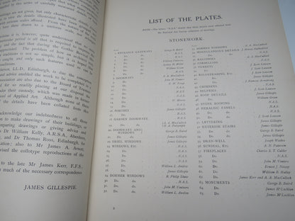 Details Of Scottish Domestic Architecture A Series of Selected Examples From The Sixteenth and Seven book image 6