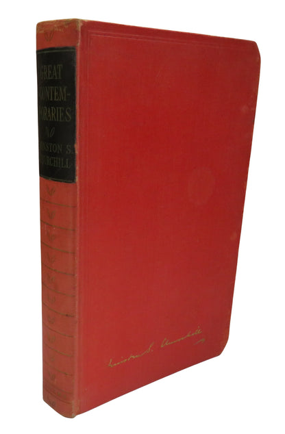 Great Contemporaries By The Rt Hon. Winston S. Churchill 1949 book front cover