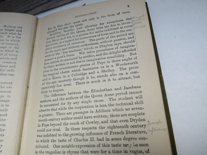 The Age of Pope (1700-1744) By John Dennis 1928