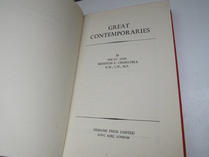 Great Contemporaries By The Rt Hon. Winston S. Churchill 1949 book image 4