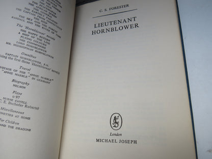 Lieutenant Hornblower By C. S. Forester 1952