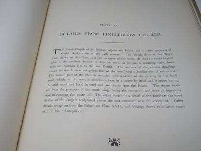 Scottish Architectural Details By John. W. Small Architect Stirling 1901 book image 8