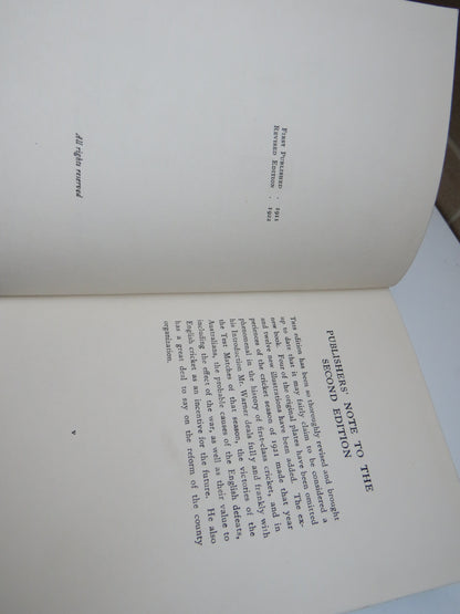 The Book of Cricket By P. F. Warner 1922 book image 4