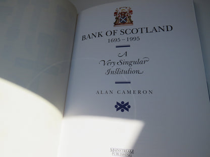 Vintage Book - Bank Of Scotland 1695-1995 A Very Singular Institution By Alan Cameron 1995 book image 4